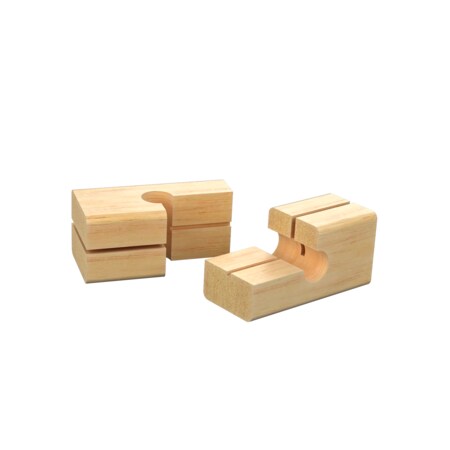 Bon 11-735 Line Blocks, Wood 2 3/4 Short, (Pair)